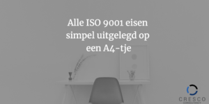 ISO 9001 eisen